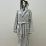 Bade mantil natur l/xl - light grey ( 025454 )