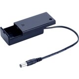 TRU COMPONENTS Držalo za baterije 1x 9 V Block klinken vtič SBH-9VAS+DC PLUG, (20635954) | Shoptok.si