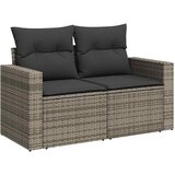  10-dijelni set vrtnih sofa poliratan s jastucima svijetlosivi | shoptok.hr