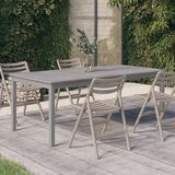 The Living Store Vrtni stol sivi 200 x 100 x 75 cm od masivnog bagremovog drva | shoptok.hr