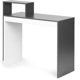 Modern Home Modernhome radni stol s policama crno-bijeli | shoptok.hr