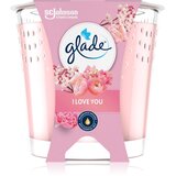Glade I Love You dišeča sveča 112 g Cene