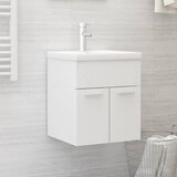 Ormarić za umivaonik bijeli 41 x 38,5 x 46 cm konstruirano drvo | shoptok.hr