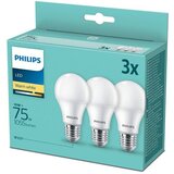Philips LED žarulja, E27, A60, topla, 10W, mat. 3x | shoptok.hr
