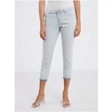 Camaieu Light blue women's three-quarter slim fit jeans - Women