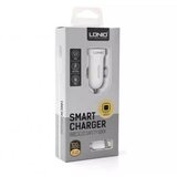 Auto punjac LDNIO 2.4A sa iPhone Lightning kablom beli | ePonuda.com