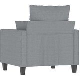  Fotelja svjetlosiva 60 cm od tkanine | shoptok.hr