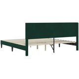  Krevetna konstrukcija Tamnozelena 180 x 200 cm Baršun | shoptok.hr