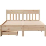 vidaXL Okvir kreveta bez madraca 120 x 200 cm od masivne borovine | shoptok.hr