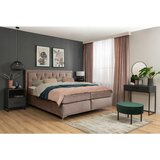 Boxxx POSTELJA BOXSPRING 160 cm x 200 cm , tekstil bež | Shoptok.si