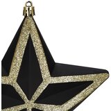 Božićni ukras zvijezda 15 cm zlatna, crna | shoptok.hr