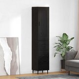 Highboard Crni hrast 34,5 x 34 x 180 cm Konstruirano drvo | shoptok.hr