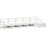  6-dijelni set vrtnih sofa bijeli od masivne borovine | shoptok.hr