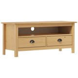 vidaXL tv ormarić hill range boja meda 110x40x47 cm masivna borovina | shoptok.hr