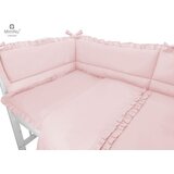 MimiNu posteljina za kolijevku 2 elem. Royal Puder Roza | shoptok.hr