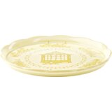 guzzini Velik okrogel servirni krožnik "Josephine" - Dusty Yellow | Shoptok.si