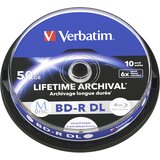 Verbatim 1x10 M-Disc BD-R BluRay 50GB 6x Speed Cakebox printable Verbatim 1x10 M-Disc BD-R BluRay 50GB 6x Speed Cakebox printable Slike