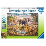 Ravensburger Puzzle - Afriška savana, 100 XXL delov | Shoptok.si