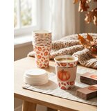 Sinsay Set papirnatih čaša s poklopcima s jesenskim motivom 10 pack | shoptok.hr