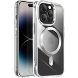 AVIZAR Ohišje MagSafe za iPhone 14 Pro Max Crystal Color Back, Srebrna, (5000014878) | Shoptok.si