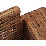  Fotelj z blazinami naravni ratan, (20929420) | Shoptok.si