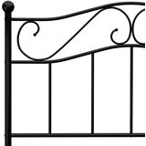  Okvir za krevet crni metalni 90 x 200 cm | shoptok.hr