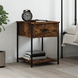  Noćni ormarić boja hrasta 44 x 45 x 58 cm od konstruiranog drva | shoptok.hr