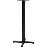 vidaXL noga za bistro mizo črna 56x56x107 cm lito železo Cene