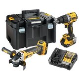 Dewalt DCK2026P2T-QW Combo set DCD805 + DCG405, 18 V XR 2×5.0 Ah black, yellow | shoptok.hr