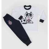Partizan Pidžama za dečake Buldog/ teget/bela | ePonuda.com