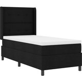  s opruga kutije s jastukom Crna 200 x 100 cm tkanina | shoptok.hr