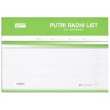 NARODNE NOVINE-UT VI-24 PUTNI RADNI LIST ZA AUTOBUS; Blok 2 x 50 listova, 29,7 x 21 cm | shoptok.hr