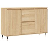 vidaXL Komoda sonoma hrast 104x35x70 cm inženirski les | Shoptok.si