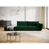 Mazzini Sofas Temno zelena žametna sedežna garnitura desni kot 264 cm Vanda – | Shoptok.si