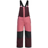 Jack Wolfskin Otroške smučarske hlače ACTAMIC 2L INS BIB roza barva