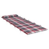  Jastuk za sunčanje Crvena i siva 178 x 60 x 4 cm Oxford tkanina | shoptok.hr