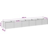  Povišeni vrtni krevet Crna 480 x 80 x 55 cm | shoptok.hr