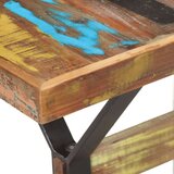  Blagovaonski stol 140 x 70 x 76 cm od masivnog obnovljenog drva | shoptok.hr
