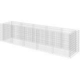  Gabionska sadilica od pocinčanog čelika 450 x 90 x 100 cm | shoptok.hr
