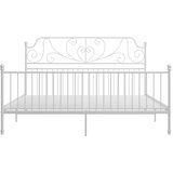  Okvir za krevet bijeli metalni 200 x 200 cm | shoptok.hr
