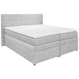 MID.YOU POSTELJA BOXSPRING 180 cm x 200 cm , tekstil srebrne barve | Shoptok.si