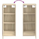  Umivaonik s policom za zid Hrast sonoma 35 x 20 x 81 cm | shoptok.hr