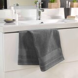 Douceur d intérieur Tamno sivi pamučni ručnik od frotira 50x90 cm Tendresse – | shoptok.hr