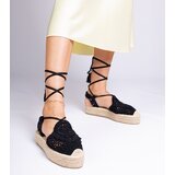 D/CEO marka niezdefiniowana Black woven espadrille sandals Lemura | ePonuda.com