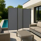 Multi Garden preklopni paravan za vrt i prostorije, 3-dijelni &amp;ndash; 167x164 cm, sivi Slike