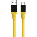 TACTICAL Fat Man kabel USB-A/USB-C - 1m - Žuta KP31180 Cene
