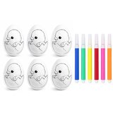  Easter Styrofoam Eggs For Painting Markers Chicken In Egg 6pcs | shoptok.hr