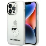 Originalen ovitek KLHCP14XHNCHTCT za iPhone 14 Pro Max prozorna silikonska zaščita - IML NFT Choupette