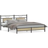 Maison Chic Posteljni okvir - Dvoposteljna postelja - Zakonska postelja brez vzmetnice 183x203 cm inženirski les-J11003, (21776056) | Shoptok.si