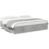  The Living Store Posteljni okvir betonsko siv 200x200 cm inženirski les - Posteljni Okvir, (21526421) | Shoptok.si